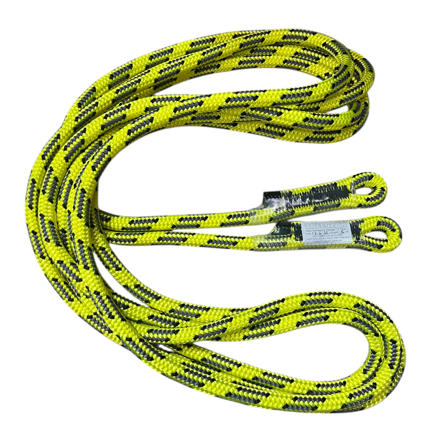 Gravity Lab Cougar HiViz Yellow Lanyard