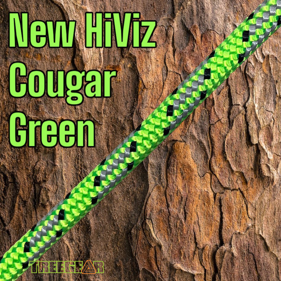 Donaghys Cougar HiViz Green 11.7mm Climbing Line