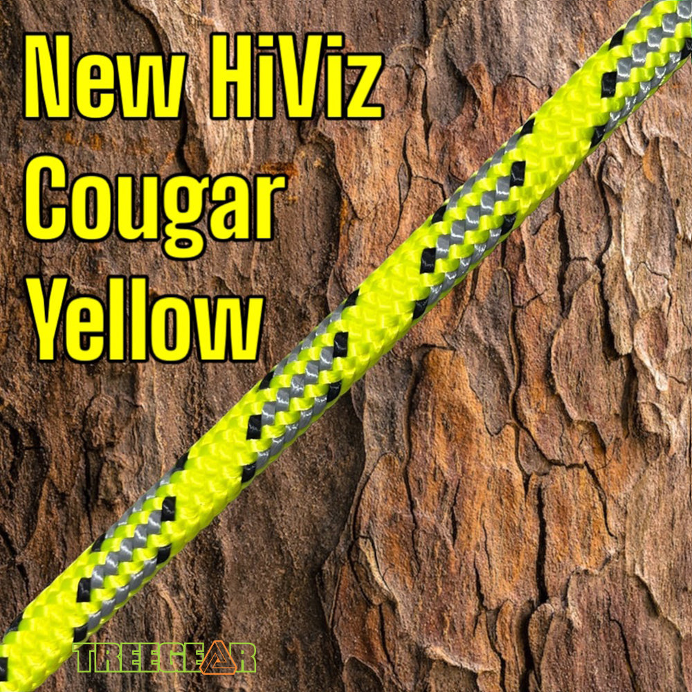 Donaghys Cougar HiViz Yellow 11.7mm Climbing Line